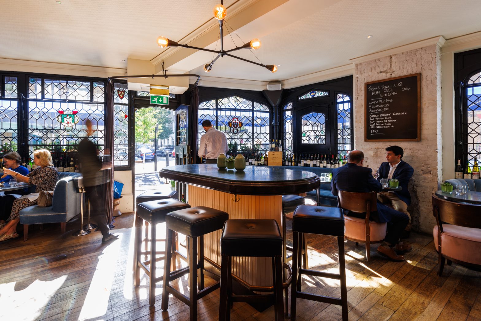 Ground Floor Wine Bar with People